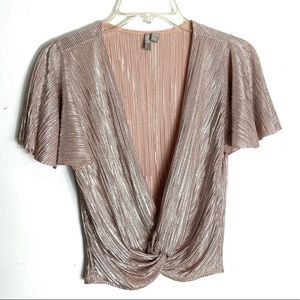 Shimmery champagne-colored, ASOS going-out top